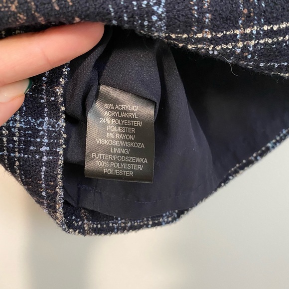 plaid mock neck sweater vest - Picture 3 of 4